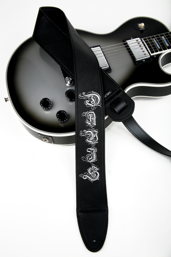 Davis Embroidered Custom Guitar Strap