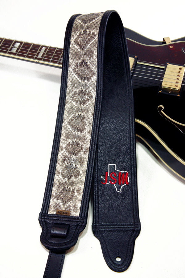 JSM Custom Snakeskin Guitar Strap